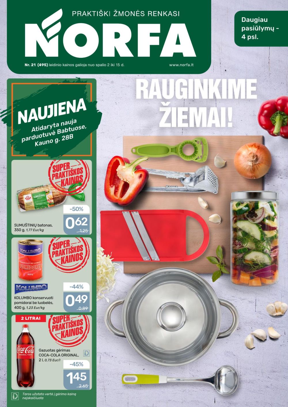 norfa - NORFA - Leidinys Nr.21 (2025 10 02 - 2025 10 15) - page: 1