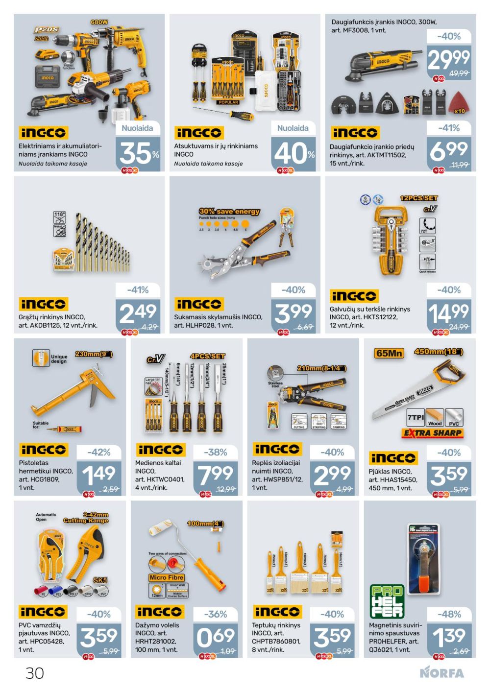 norfa - NORFA - Leidinys Nr.23 (2025 10 30 - 2025 11 12) - page: 30