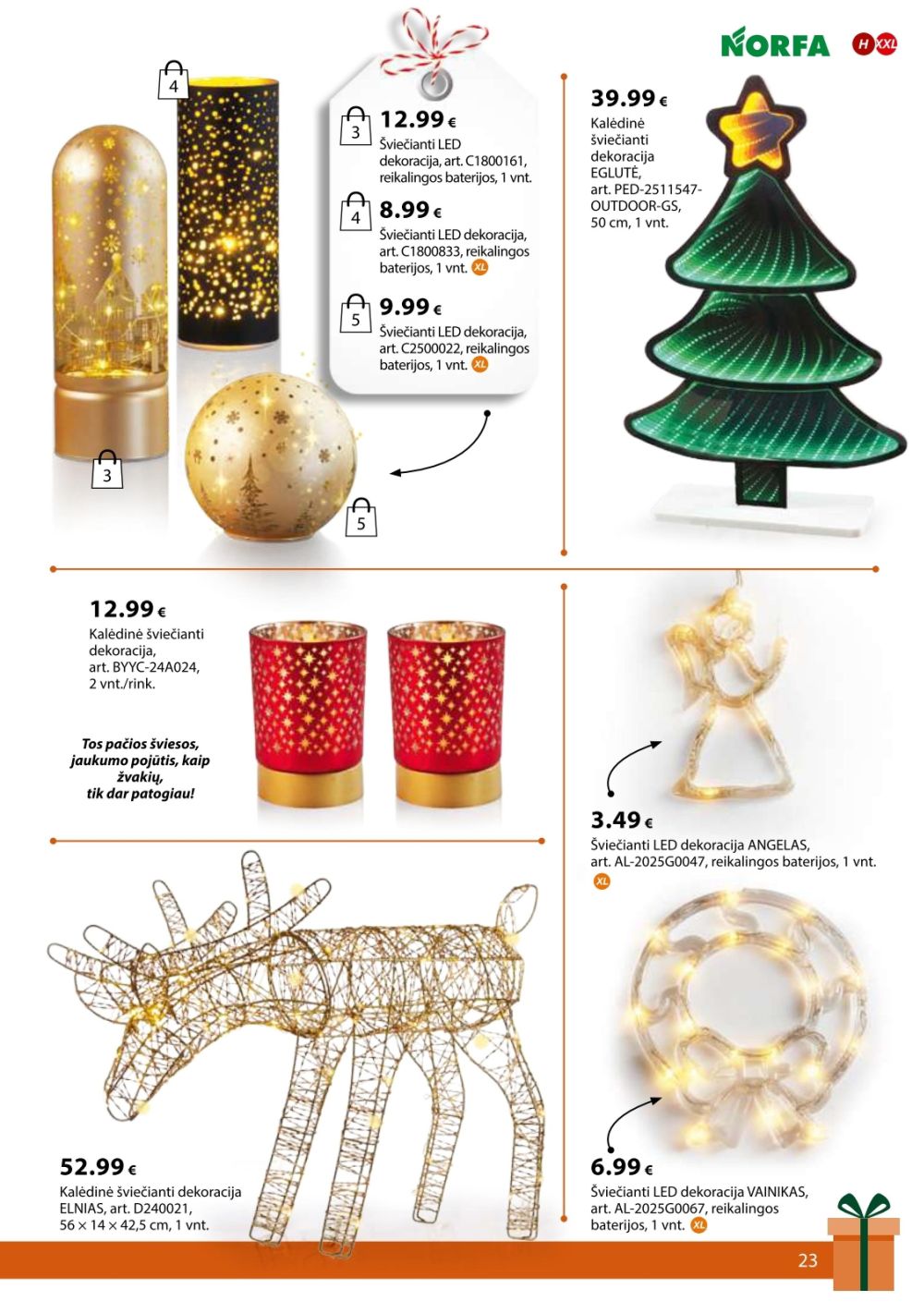 norfa - NORFA - IŠSIRINK SAVO KALĖDAS (2025 11 18 - 2026 01 05) - page: 23