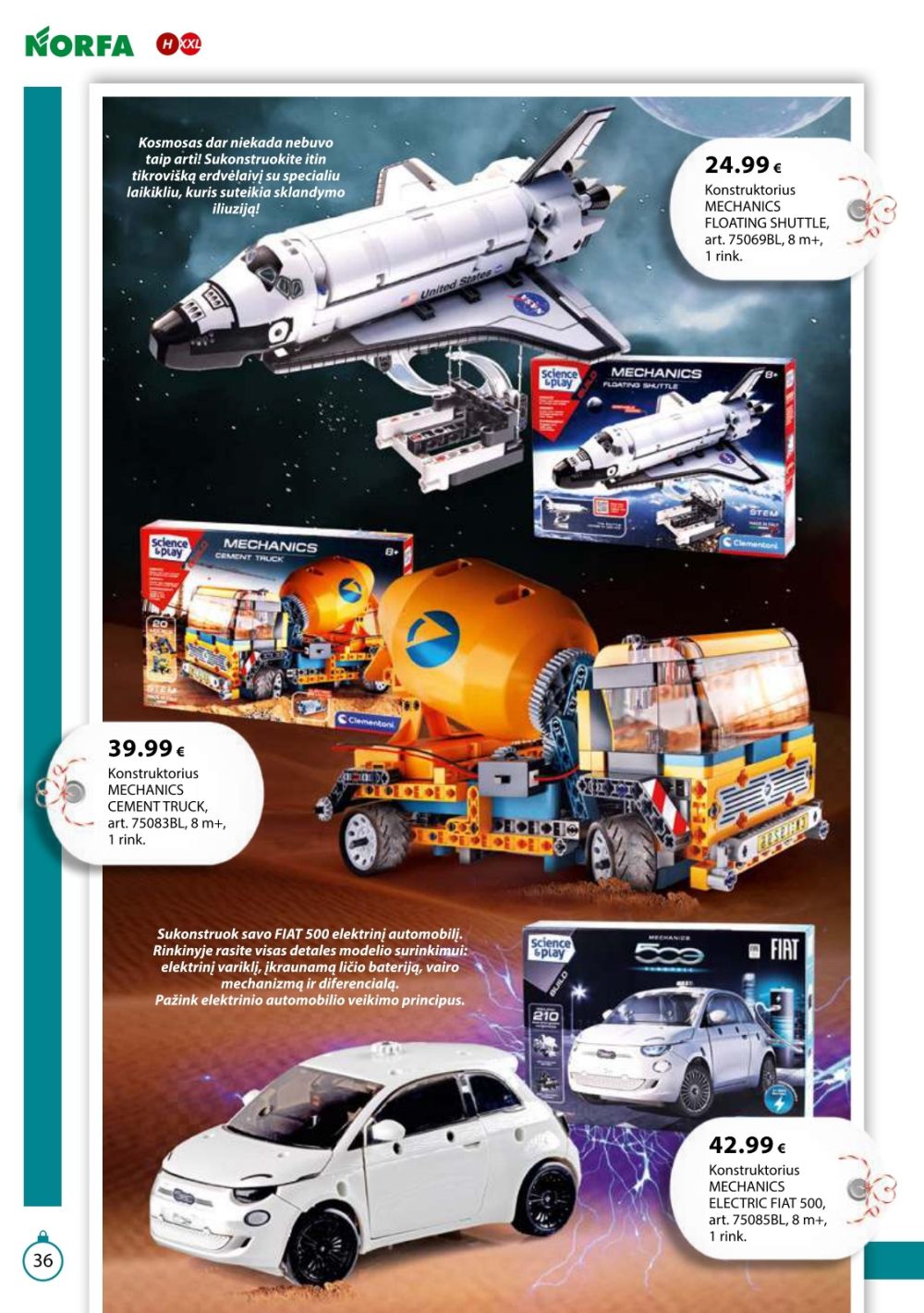 norfa - NORFA - IŠSIRINK SAVO KALĖDAS (2025 11 18 - 2026 01 05) - page: 36