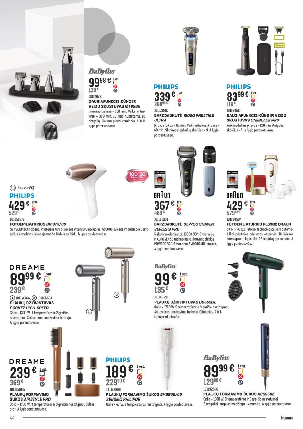 senukai - SENUKAI - Leidinys Nr.26 (2025 11 05 - 2025 11 29) - page: 44