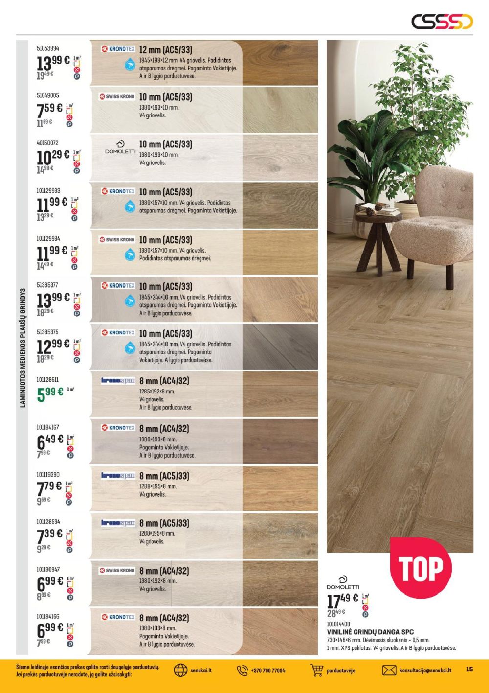 senukai - SENUKAI - Leidinys Nr.27 (2025 11 12 - 2025 12 08) - page: 15