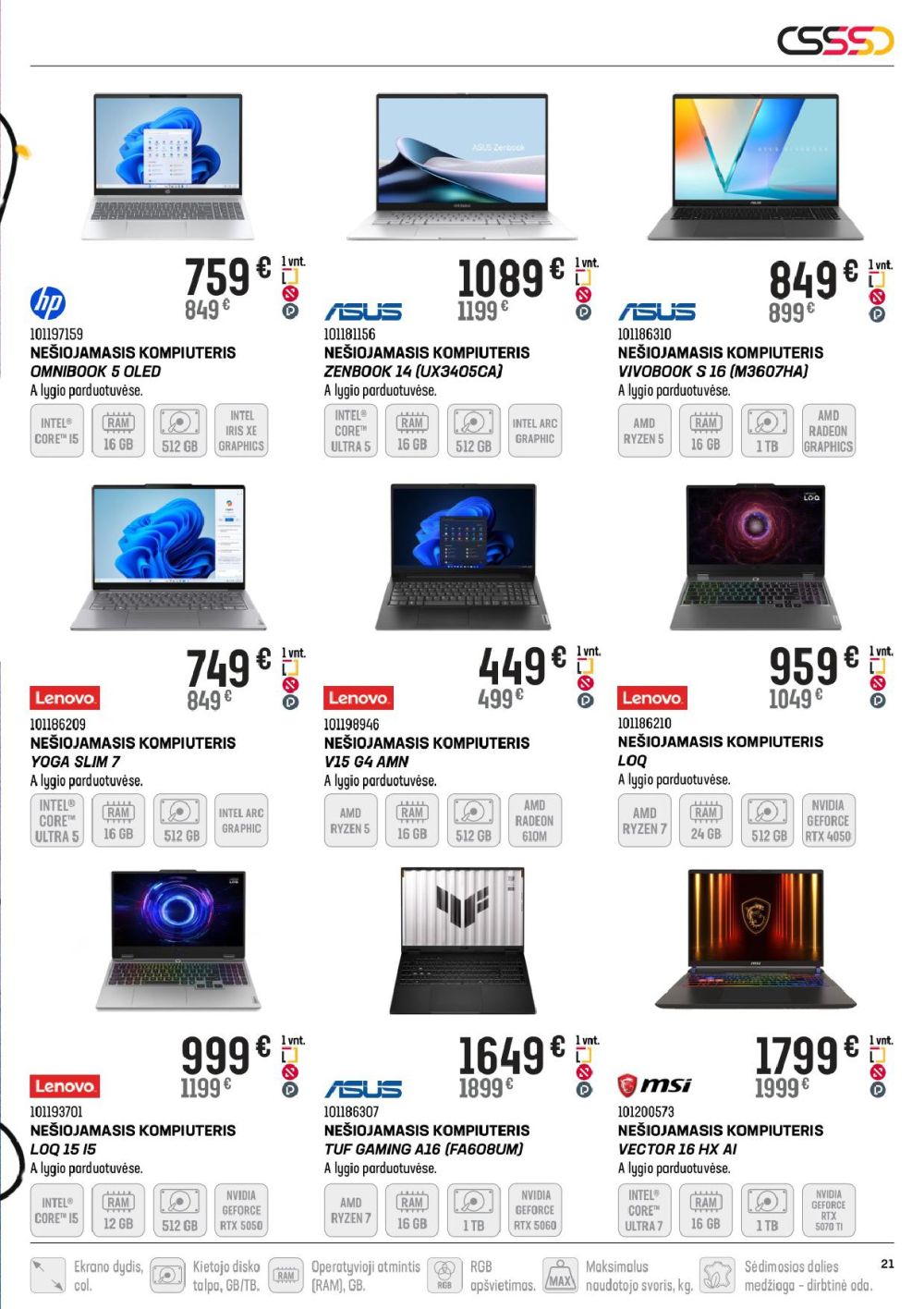 senukai - SENUKAI - Leidinys Nr.28 (2025 12 03 - 2025 12 29) - page: 21