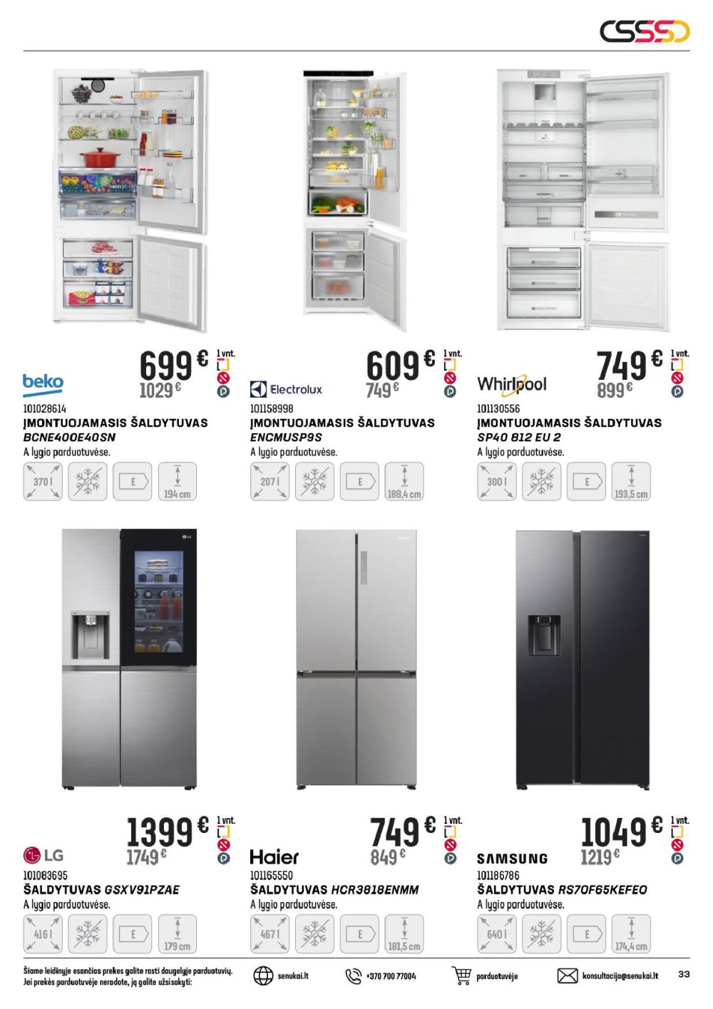 senukai - SENUKAI - Leidinys Nr.28 (2025 12 03 - 2025 12 29) - page: 33