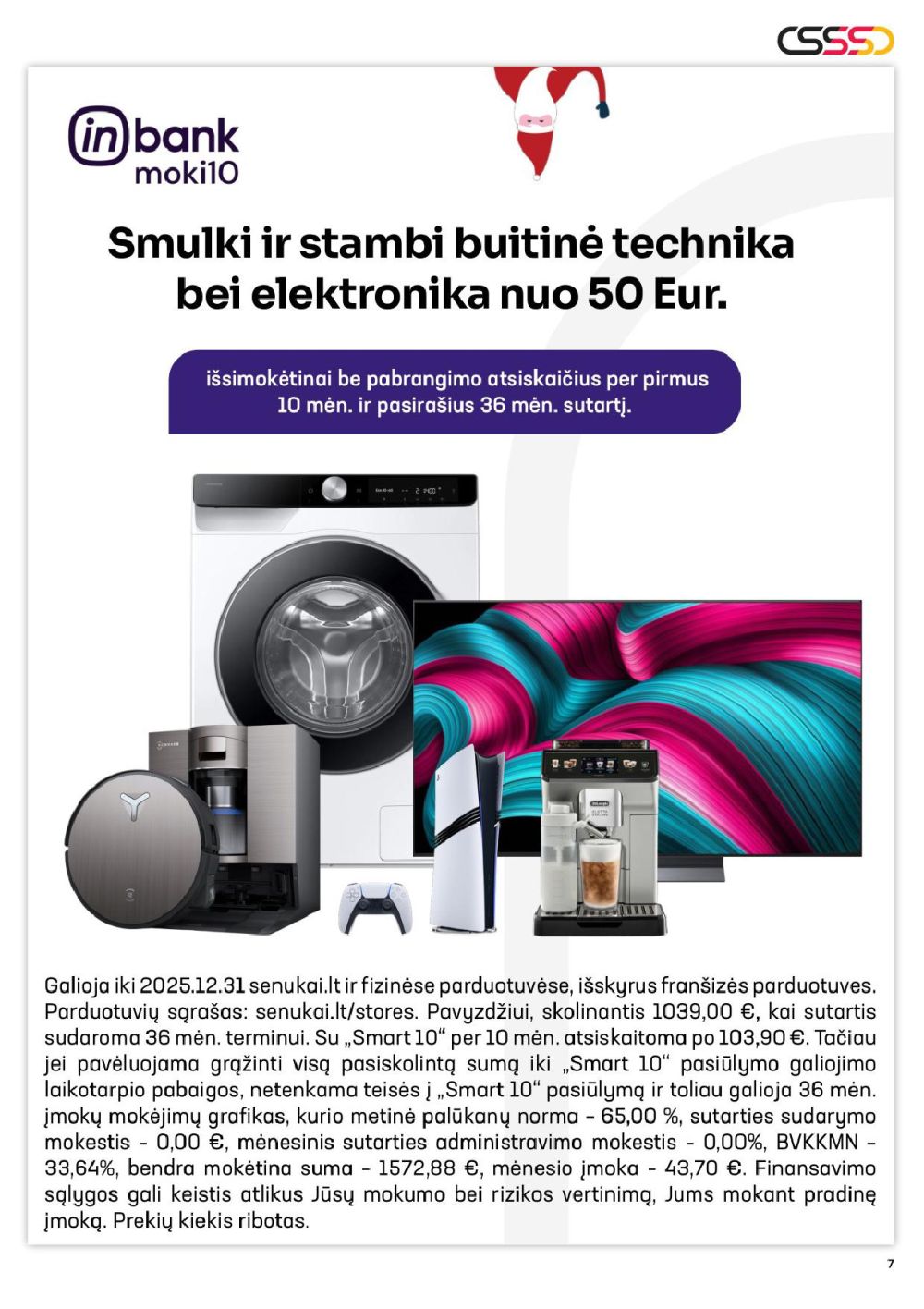 senukai - SENUKAI - Leidinys Nr.28 (2025 12 03 - 2025 12 29) - page: 7