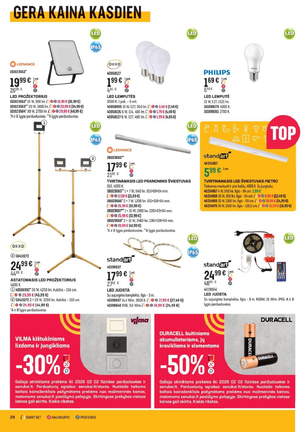senukai - SENUKAI - Leidinys Nr.1 (2026 01 07 - 2026 02 02) - page: 28