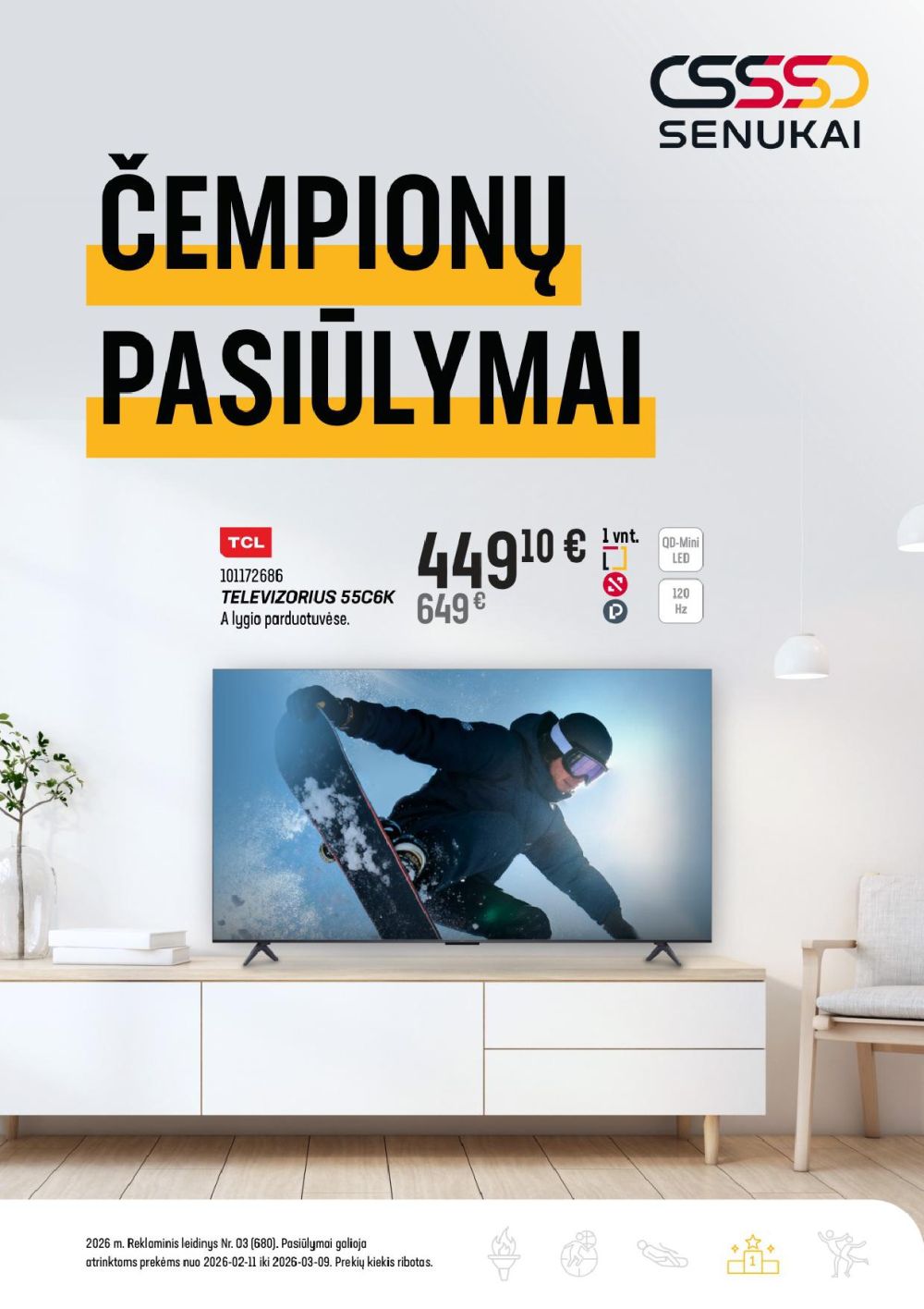 senukai - SENUKAI - Leidinys Nr.3 (2026 02 11 - 2026 03 09) - page: 1