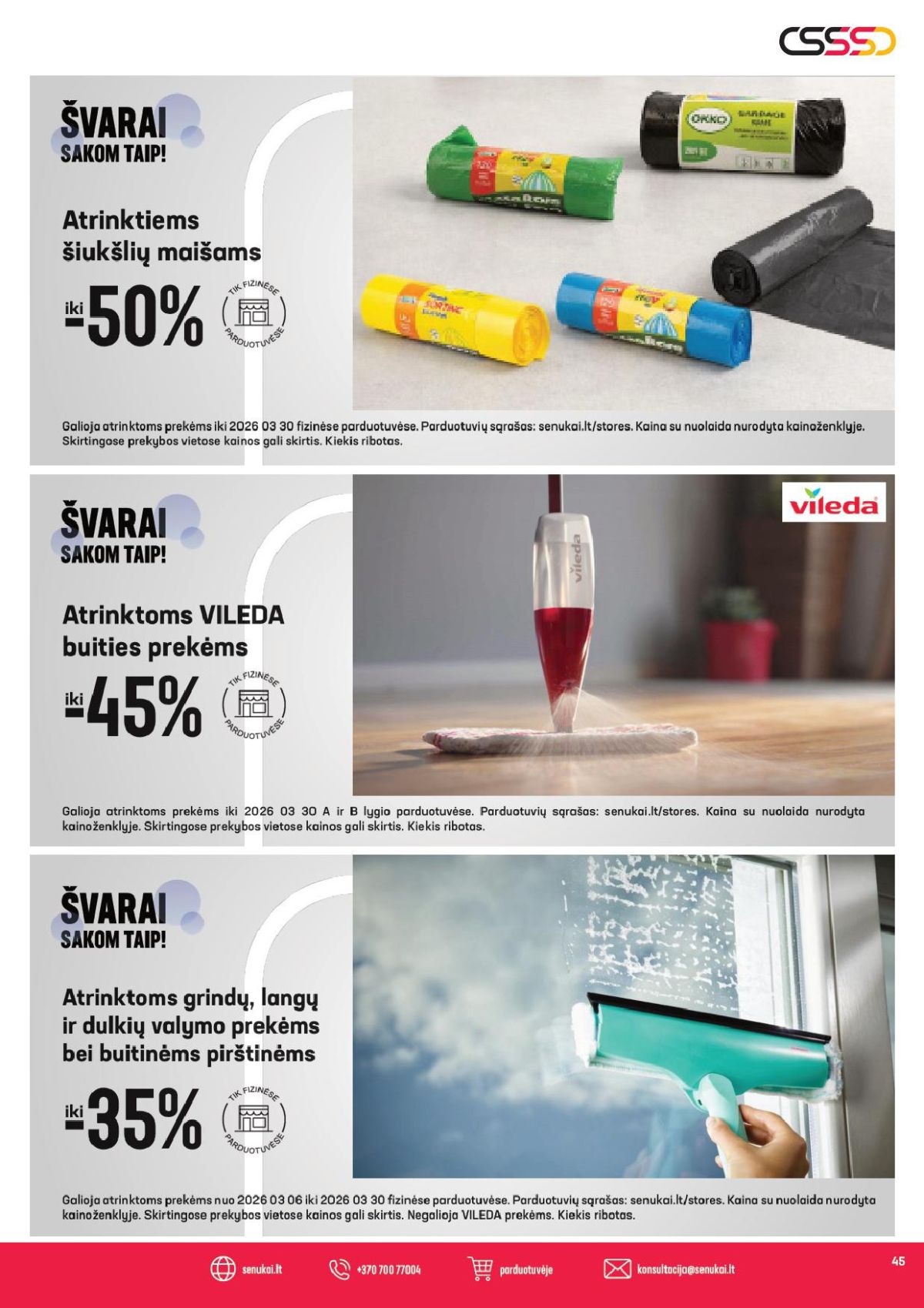 senukai - SENUKAI - Leidinys Nr.4 (2026 03 04 - 2026 03 30) - page: 45