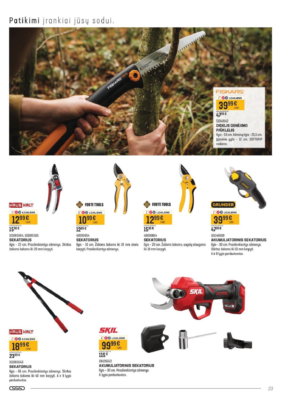 senukai - SENUKAI - Leidinys Nr.5 (2026 03 09 - 2026 04 02) - page: 23