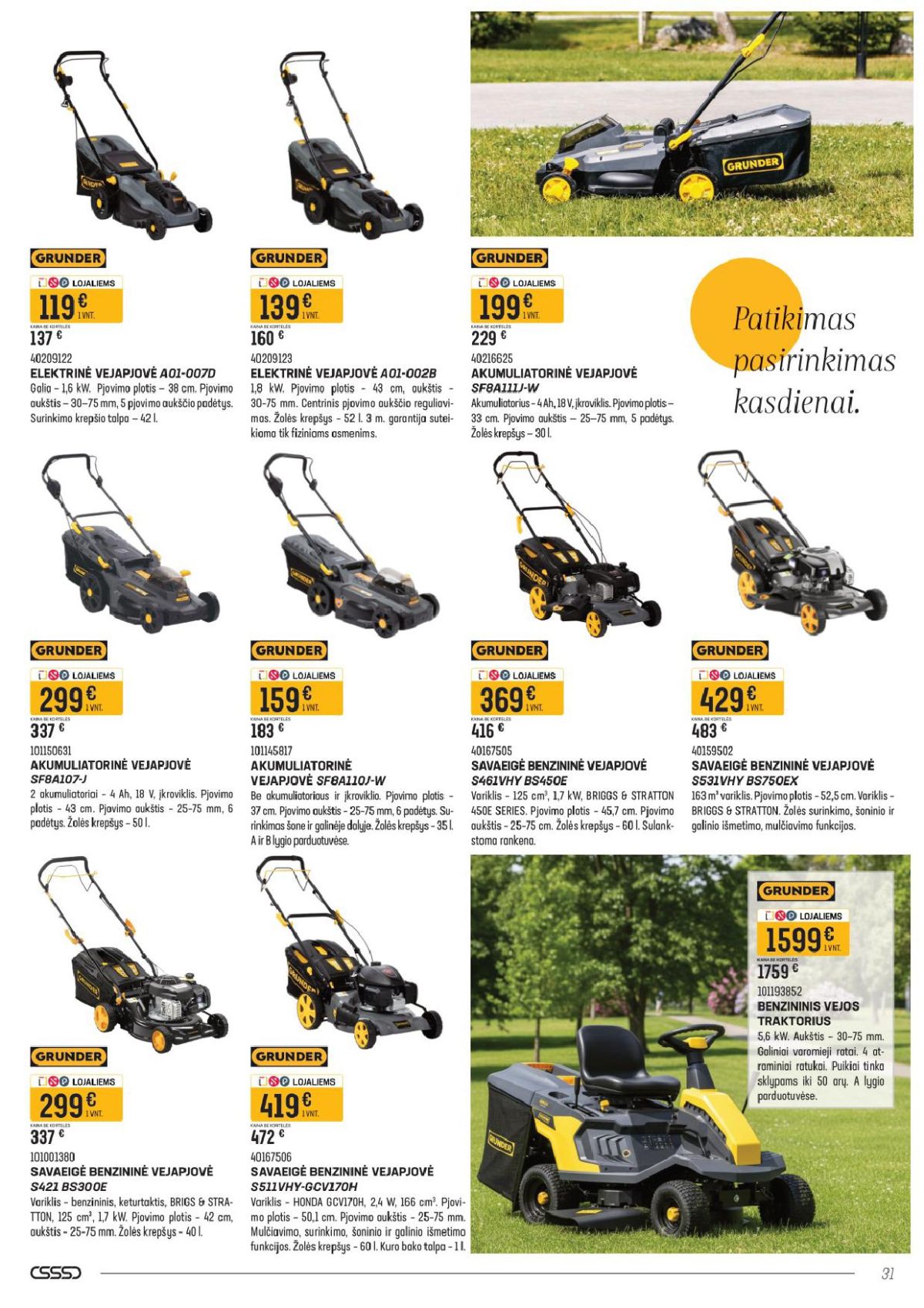 senukai - SENUKAI - Leidinys Nr.5 (2026 03 09 - 2026 04 02) - page: 31