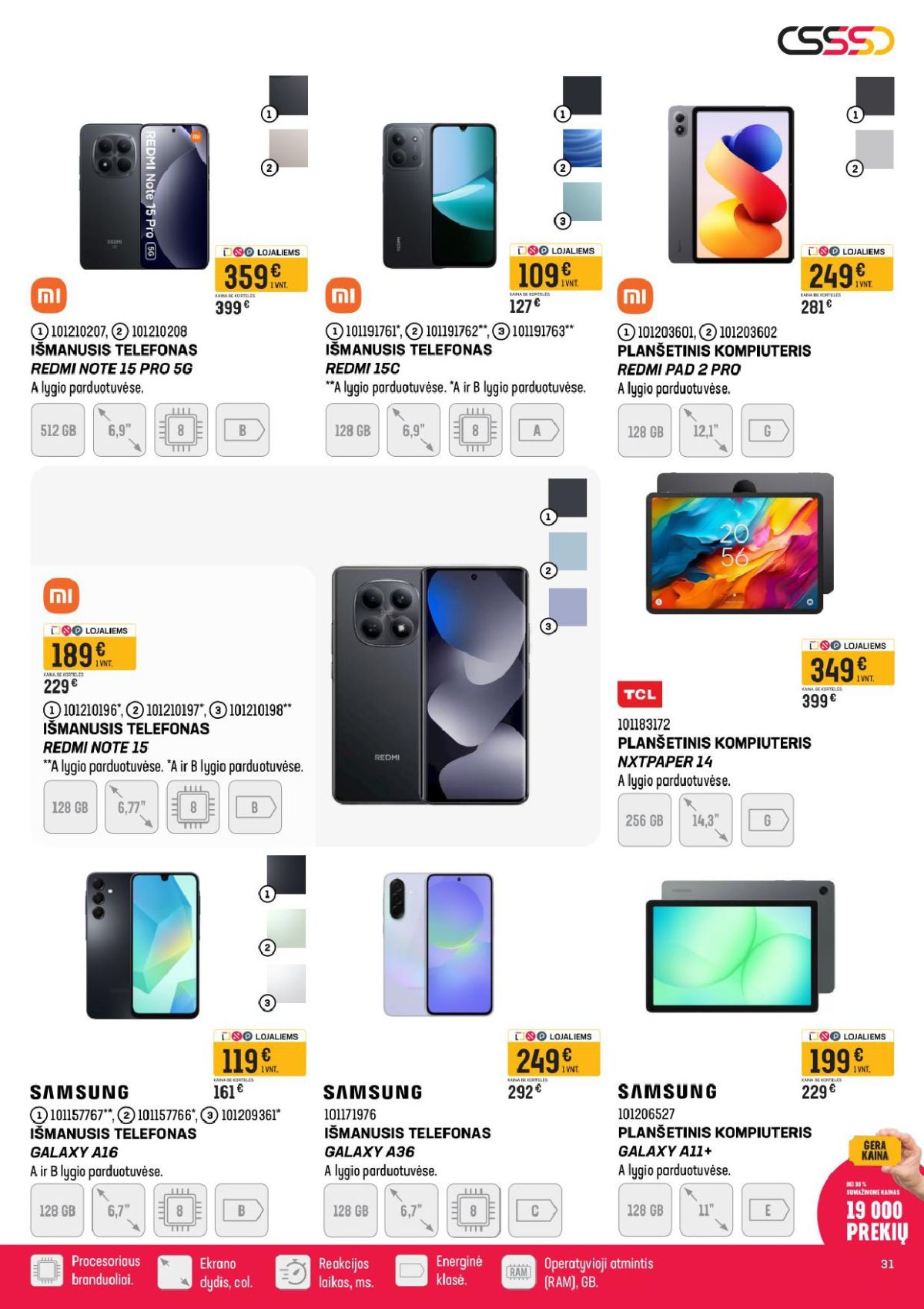 senukai - SENUKAI - Leidinys Nr.6 (2026 03 12 - 2026 04 06) - page: 31