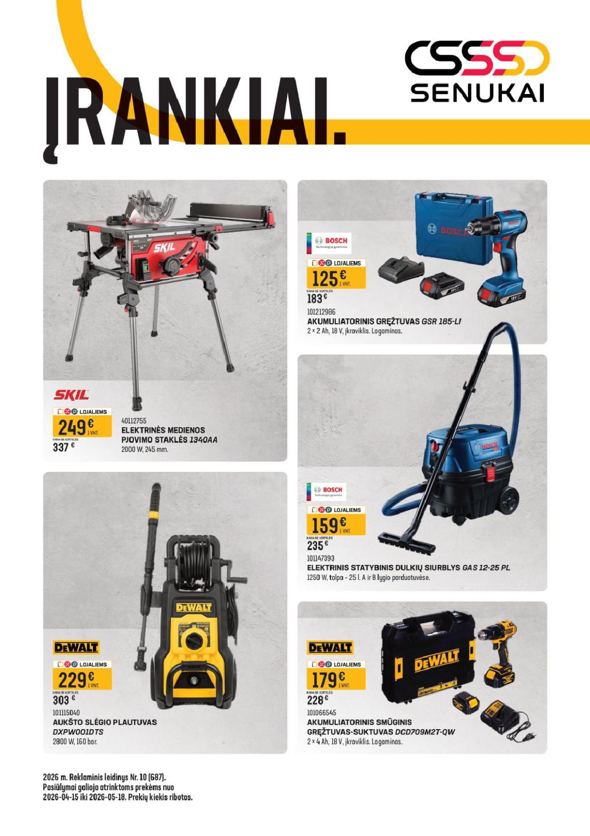 senukai - SENUKAI - Leidinys Nr.10 (2026 04 15 - 2026 05 18) - page: 1