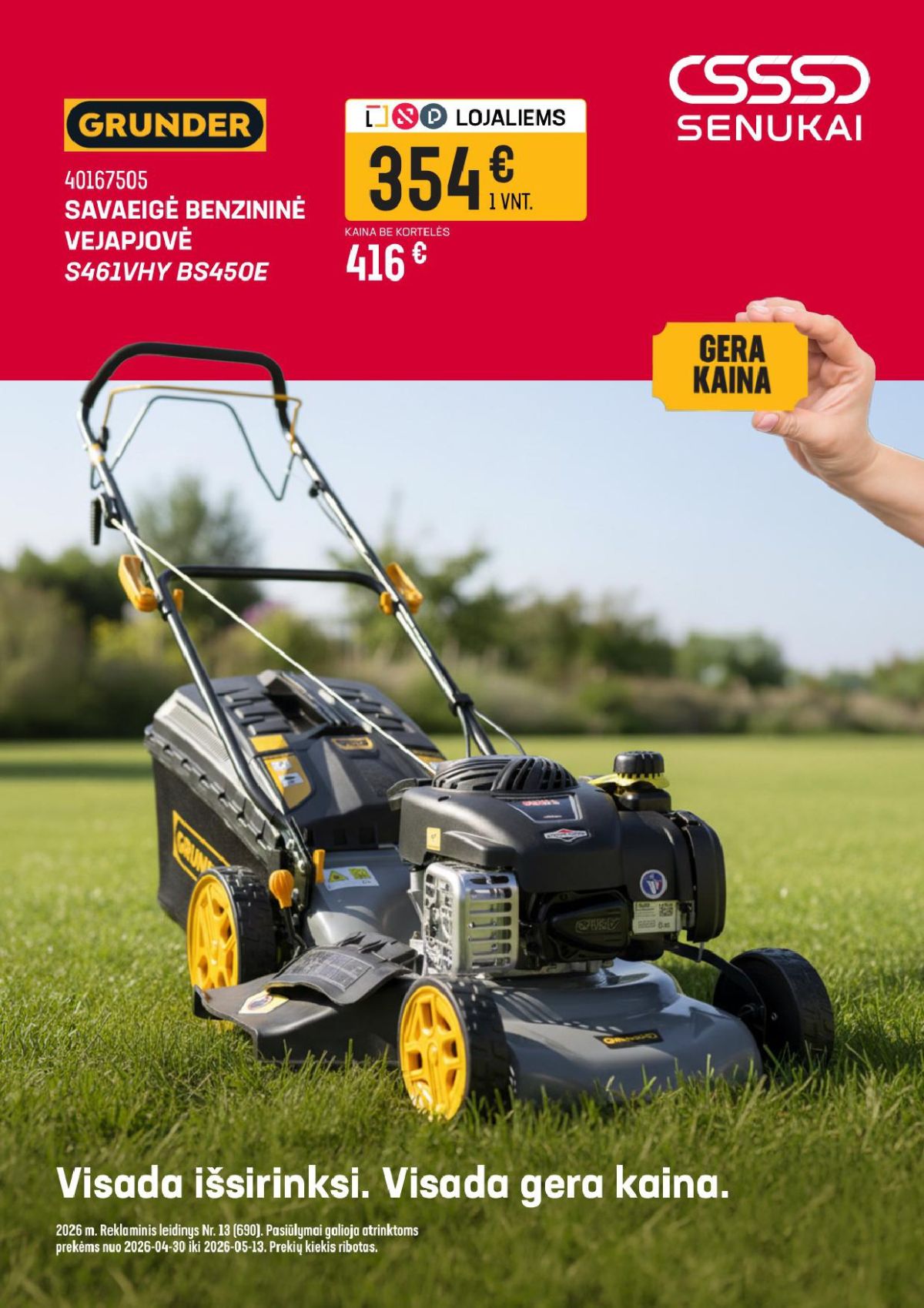 senukai - SENUKAI - Leidinys Nr.13 (2026 04 30 - 2026 05 13) - page: 1