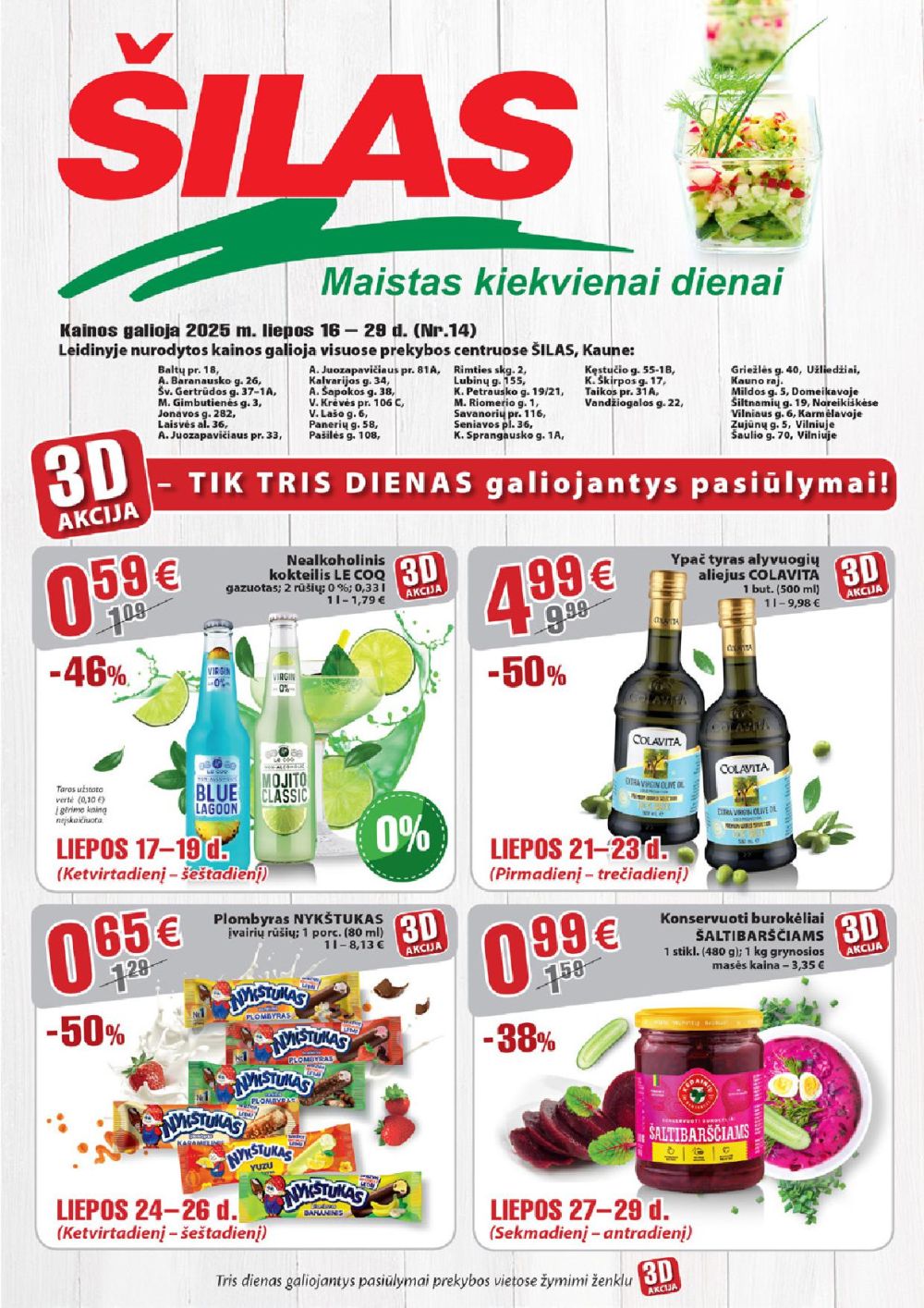 silas - ŠILAS - Leidinys Nr.14 (2025 07 16 - 2025 07 29) - page: 1