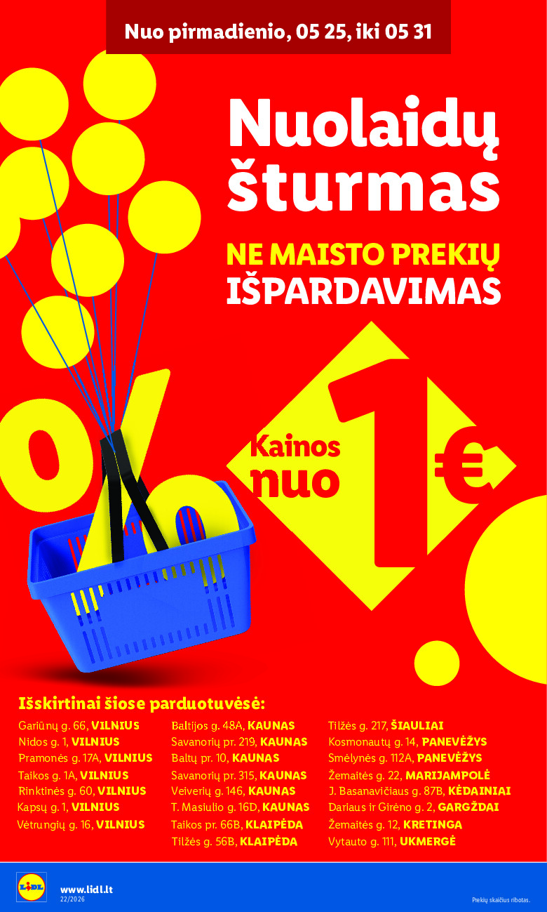 lidl - NE MAISTO PREKIŲ PASIŪLYMAI (2026-05-25 - 2026-05-31) - page: 2