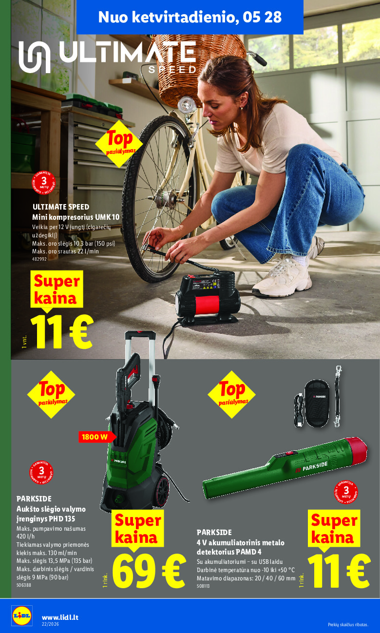 lidl - NE MAISTO PREKIŲ PASIŪLYMAI (2026-05-25 - 2026-05-31) - page: 14