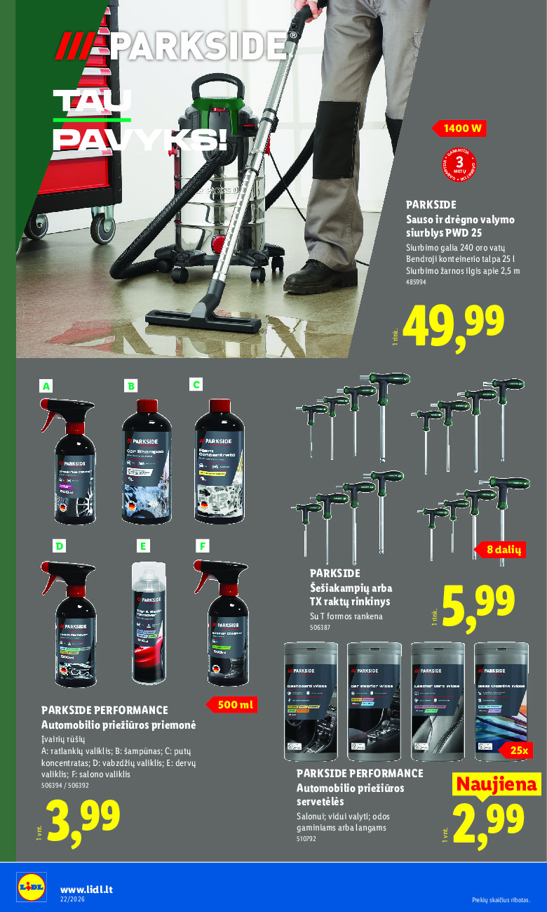 lidl - NE MAISTO PREKIŲ PASIŪLYMAI (2026-05-25 - 2026-05-31) - page: 16