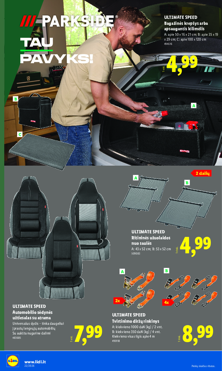 lidl - NE MAISTO PREKIŲ PASIŪLYMAI (2026-05-25 - 2026-05-31) - page: 18
