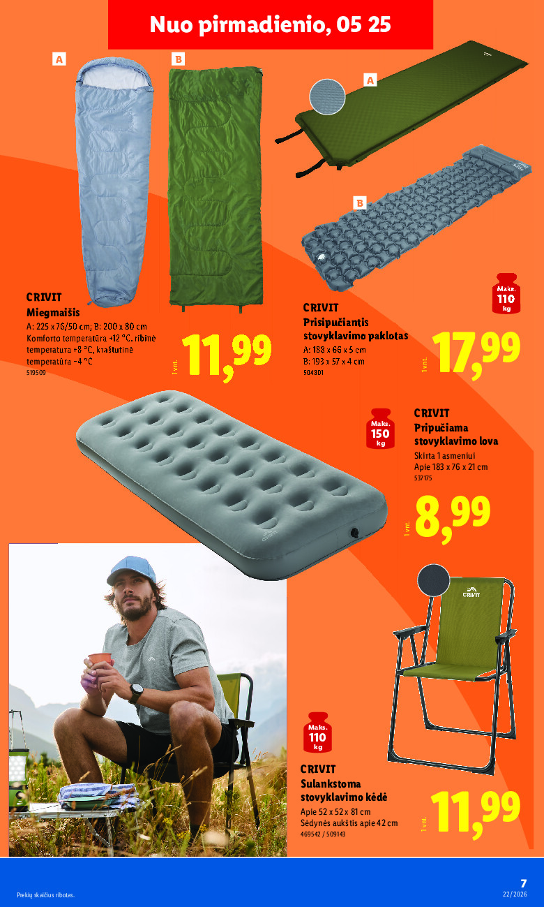lidl - NE MAISTO PREKIŲ PASIŪLYMAI (2026-05-25 - 2026-05-31) - page: 7