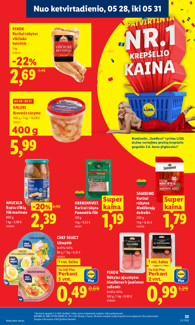 lidl - MAISTO PREKIŲ PASIŪLYMAI (2026-05-25 - 2026-05-31) - page: 25