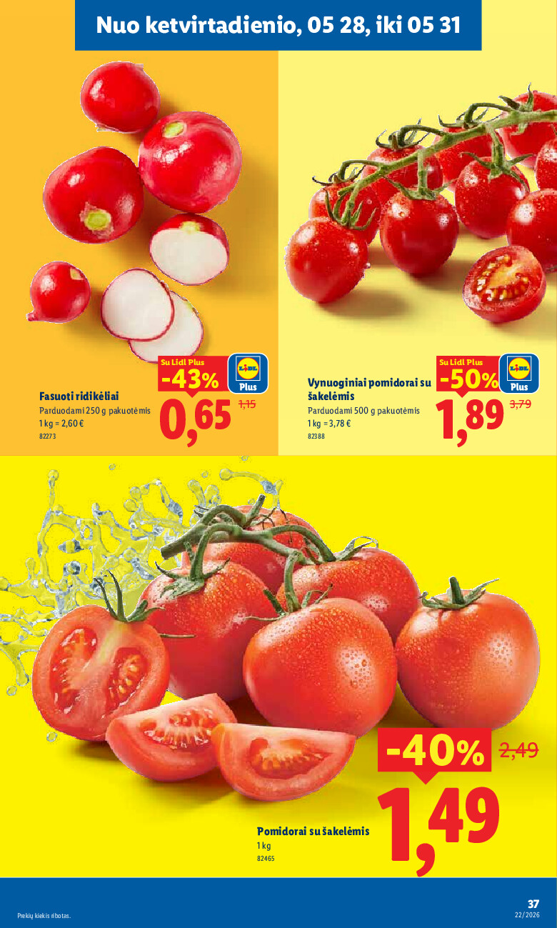 lidl - MAISTO PREKIŲ PASIŪLYMAI (2026-05-25 - 2026-05-31) - page: 29