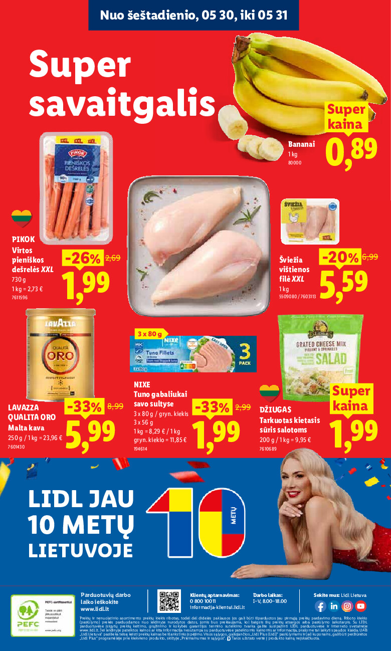 lidl - MAISTO PREKIŲ PASIŪLYMAI (2026-05-25 - 2026-05-31) - page: 32