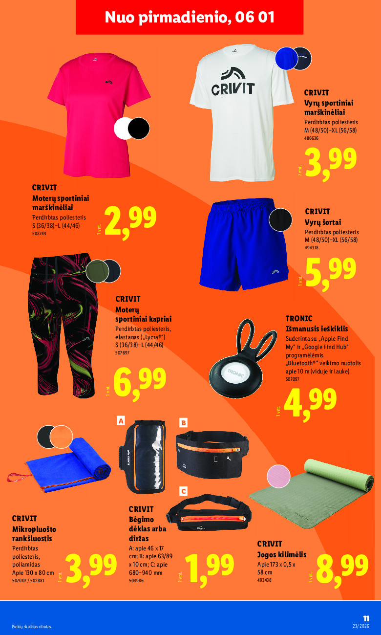 lidl - NE MAISTO PREKIŲ PASIŪLYMAI (2026-06-01 - 2026-06-07) - page: 11