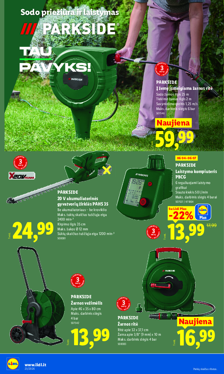 lidl - NE MAISTO PREKIŲ PASIŪLYMAI (2026-06-01 - 2026-06-07) - page: 18