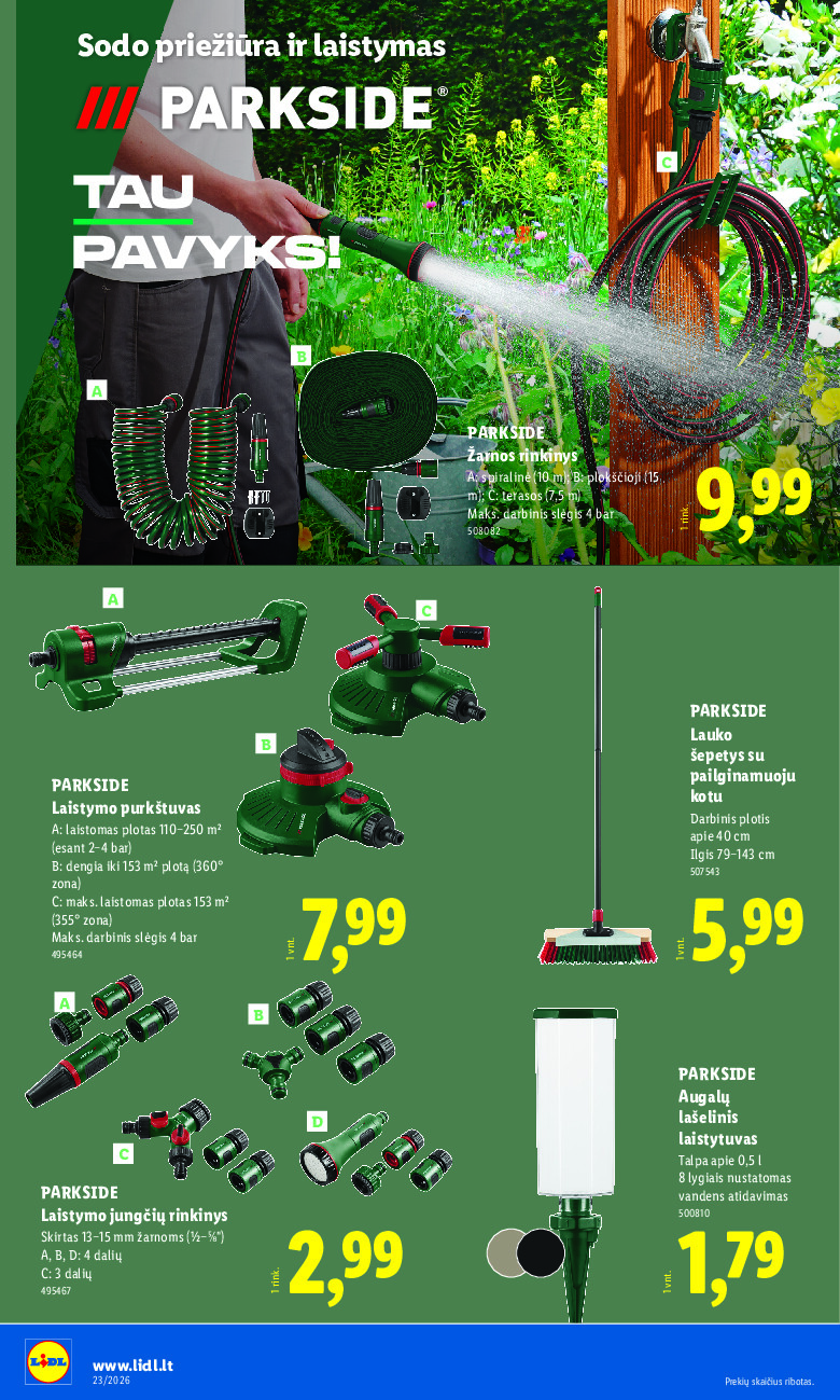 lidl - NE MAISTO PREKIŲ PASIŪLYMAI (2026-06-01 - 2026-06-07) - page: 20