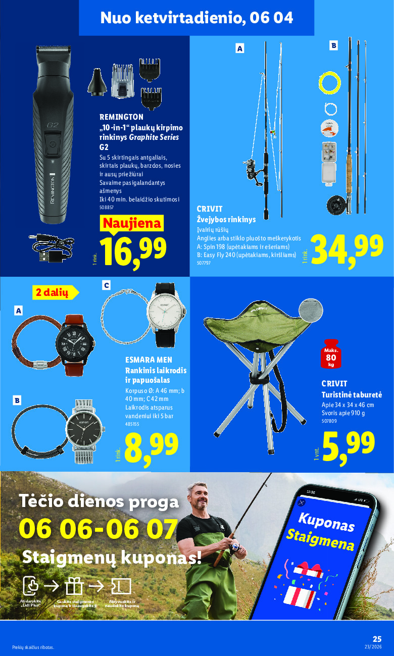 lidl - NE MAISTO PREKIŲ PASIŪLYMAI (2026-06-01 - 2026-06-07) - page: 25