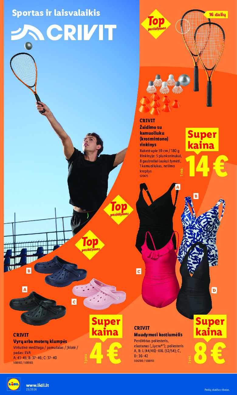 lidl - NE MAISTO PREKIŲ PASIŪLYMAI (2026-06-01 - 2026-06-07) - page: 4
