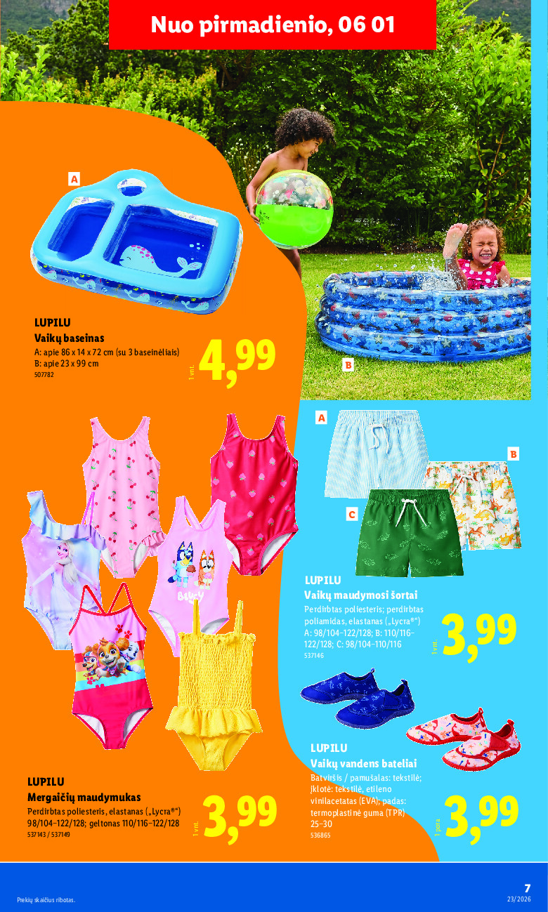 lidl - NE MAISTO PREKIŲ PASIŪLYMAI (2026-06-01 - 2026-06-07) - page: 7