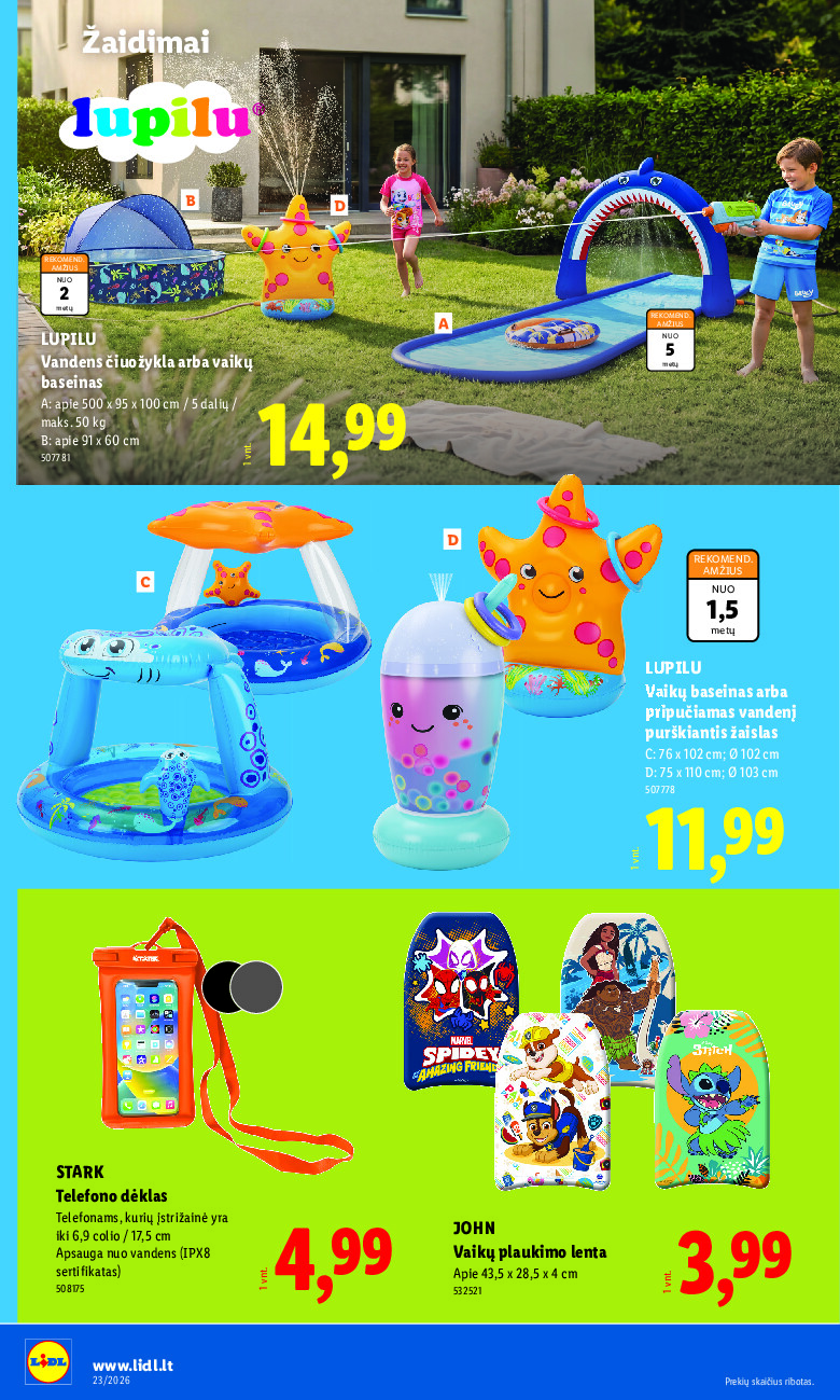 lidl - NE MAISTO PREKIŲ PASIŪLYMAI (2026-06-01 - 2026-06-07) - page: 8