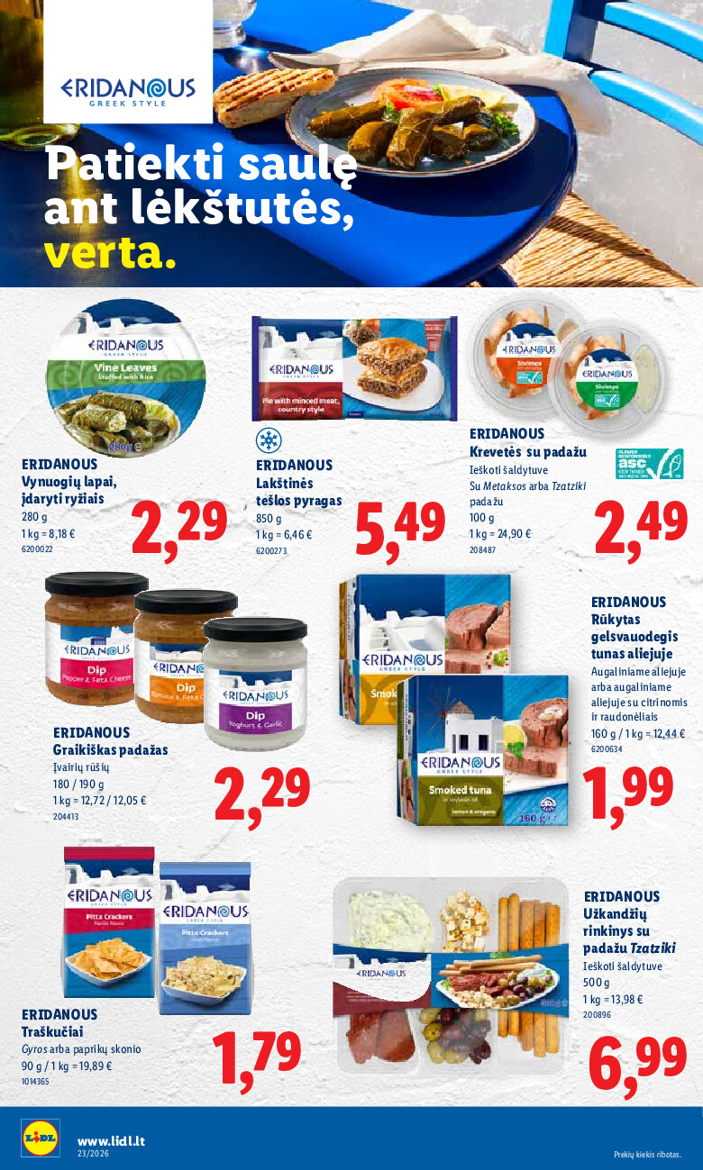 lidl - MAISTO PREKIŲ PASIŪLYMAI (2026-06-01 - 2026-06-07) - page: 14