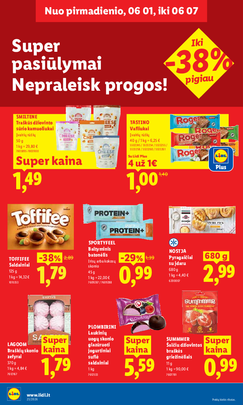 lidl - MAISTO PREKIŲ PASIŪLYMAI (2026-06-01 - 2026-06-07) - page: 20