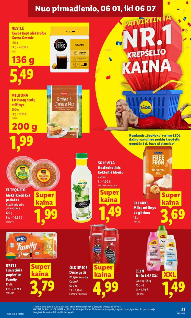 lidl - MAISTO PREKIŲ PASIŪLYMAI (2026-06-01 - 2026-06-07) - page: 21