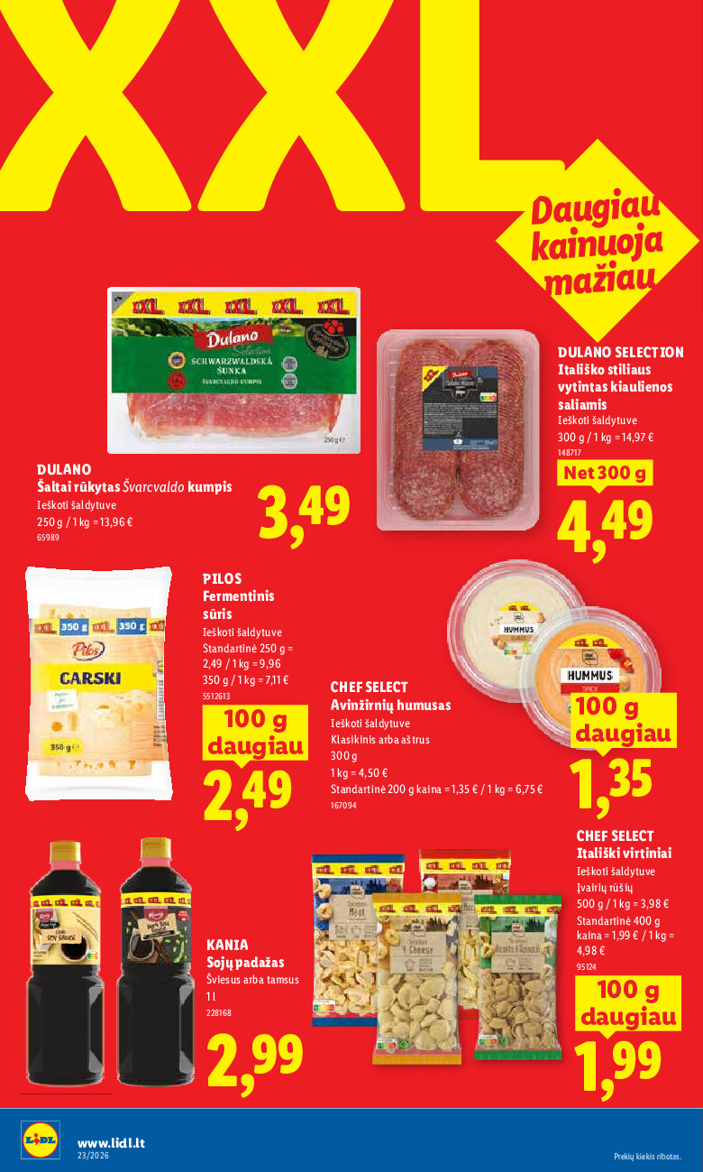 lidl - MAISTO PREKIŲ PASIŪLYMAI (2026-06-01 - 2026-06-07) - page: 26