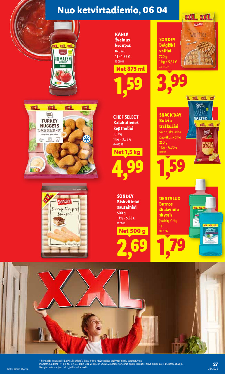 lidl - MAISTO PREKIŲ PASIŪLYMAI (2026-06-01 - 2026-06-07) - page: 27