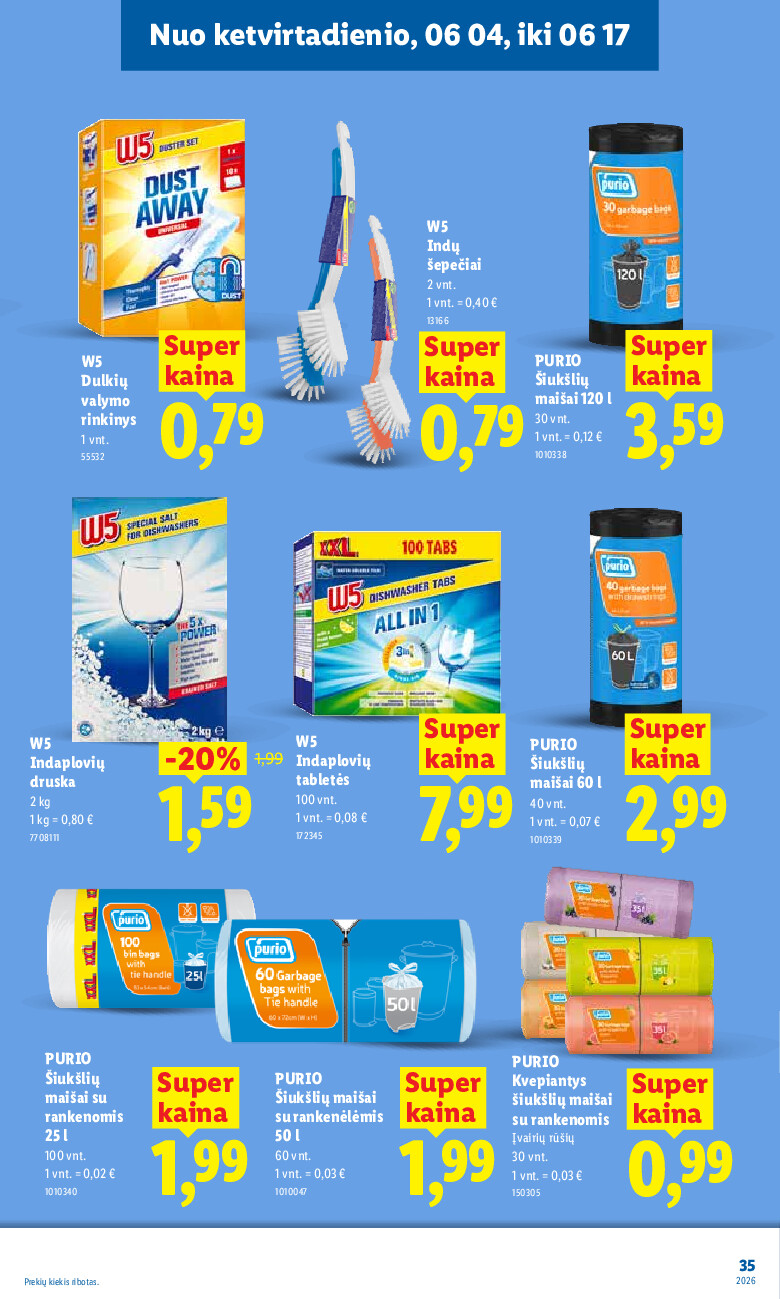 lidl - MAISTO PREKIŲ PASIŪLYMAI (2026-06-01 - 2026-06-07) - page: 35