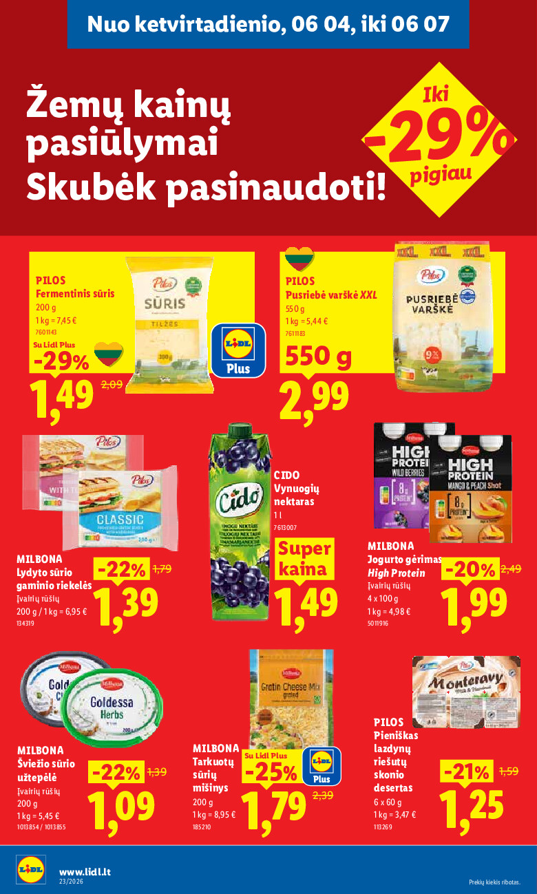 lidl - MAISTO PREKIŲ PASIŪLYMAI (2026-06-01 - 2026-06-07) - page: 38