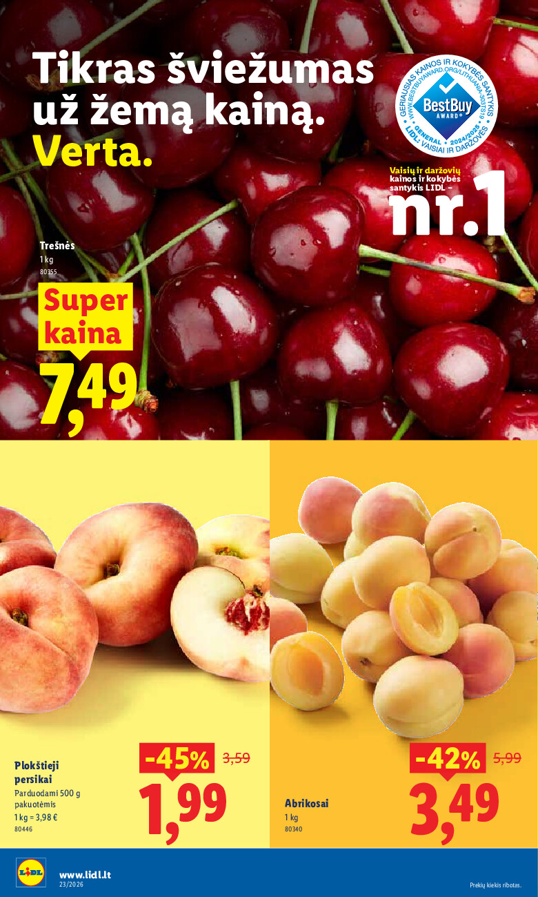 lidl - MAISTO PREKIŲ PASIŪLYMAI (2026-06-01 - 2026-06-07) - page: 42
