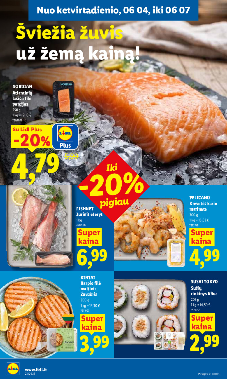 lidl - MAISTO PREKIŲ PASIŪLYMAI (2026-06-01 - 2026-06-07) - page: 44