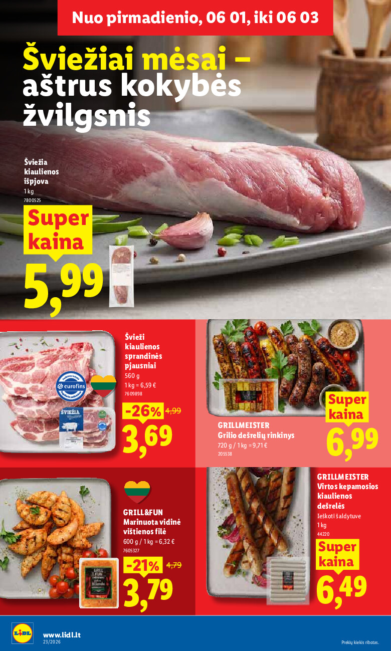 lidl - MAISTO PREKIŲ PASIŪLYMAI (2026-06-01 - 2026-06-07) - page: 10