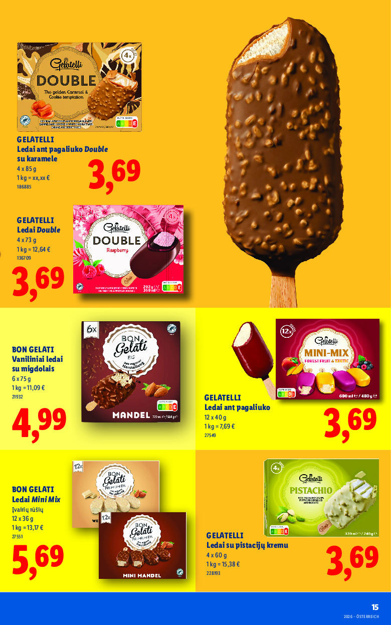 lidl - Daugiau ledų. Daugiau vasaros. (2026-06-08 - 2026-08-30) - page: 15