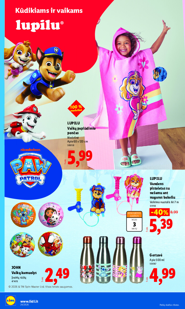 lidl - NE MAISTO PREKIŲ PASIŪLYMAI (2026-06-08 - 2026-06-14) - page: 14