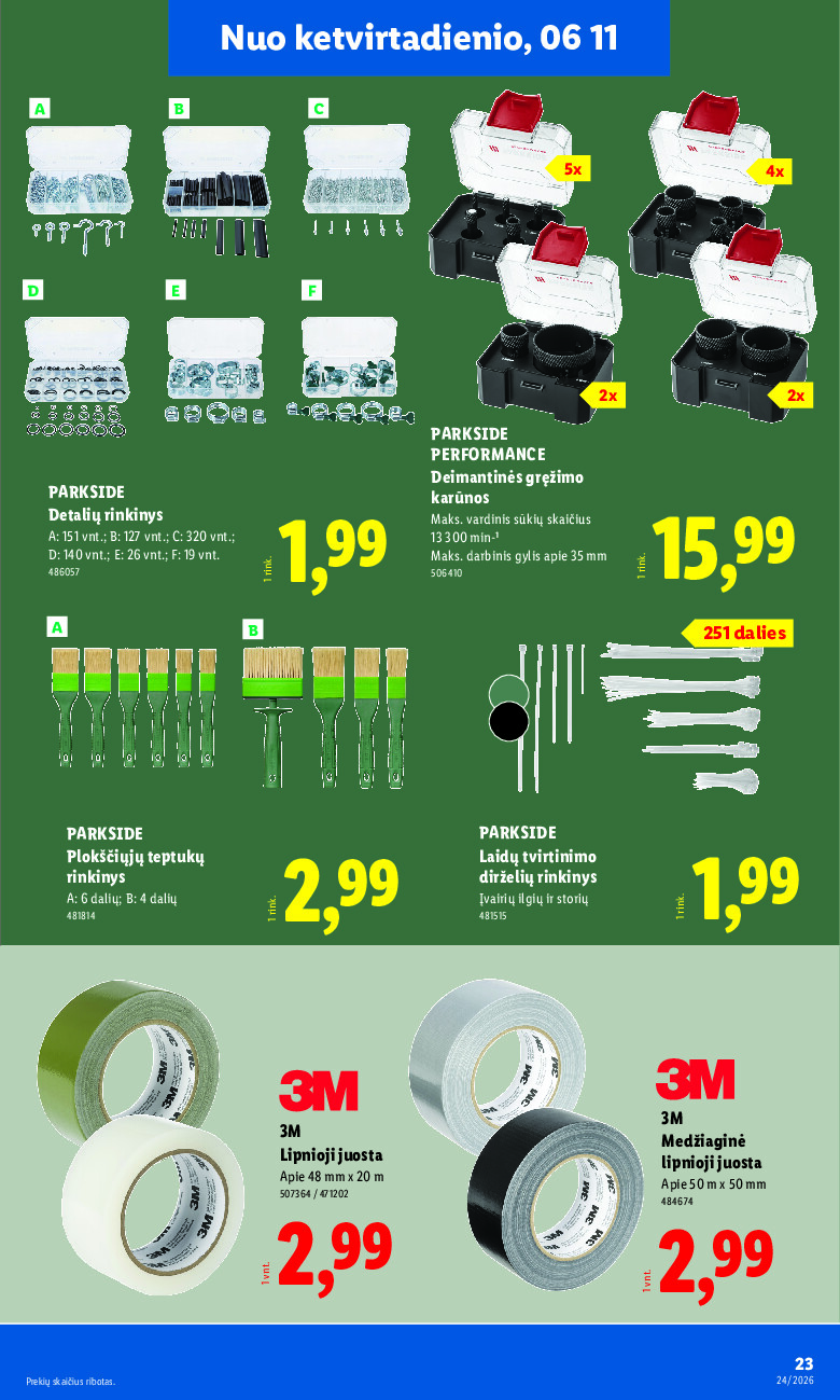 lidl - NE MAISTO PREKIŲ PASIŪLYMAI (2026-06-08 - 2026-06-14) - page: 23