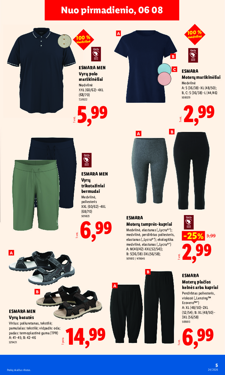 lidl - NE MAISTO PREKIŲ PASIŪLYMAI (2026-06-08 - 2026-06-14) - page: 5