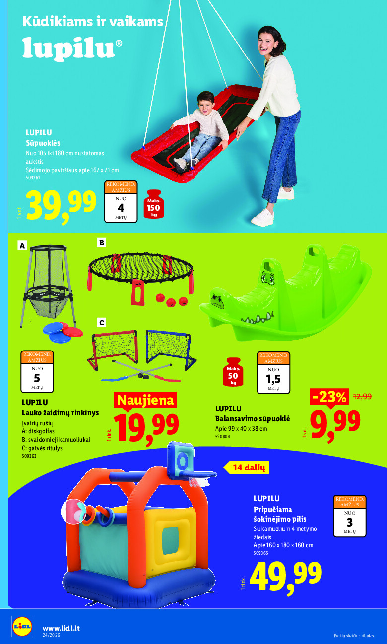 lidl - NE MAISTO PREKIŲ PASIŪLYMAI (2026-06-08 - 2026-06-14) - page: 8