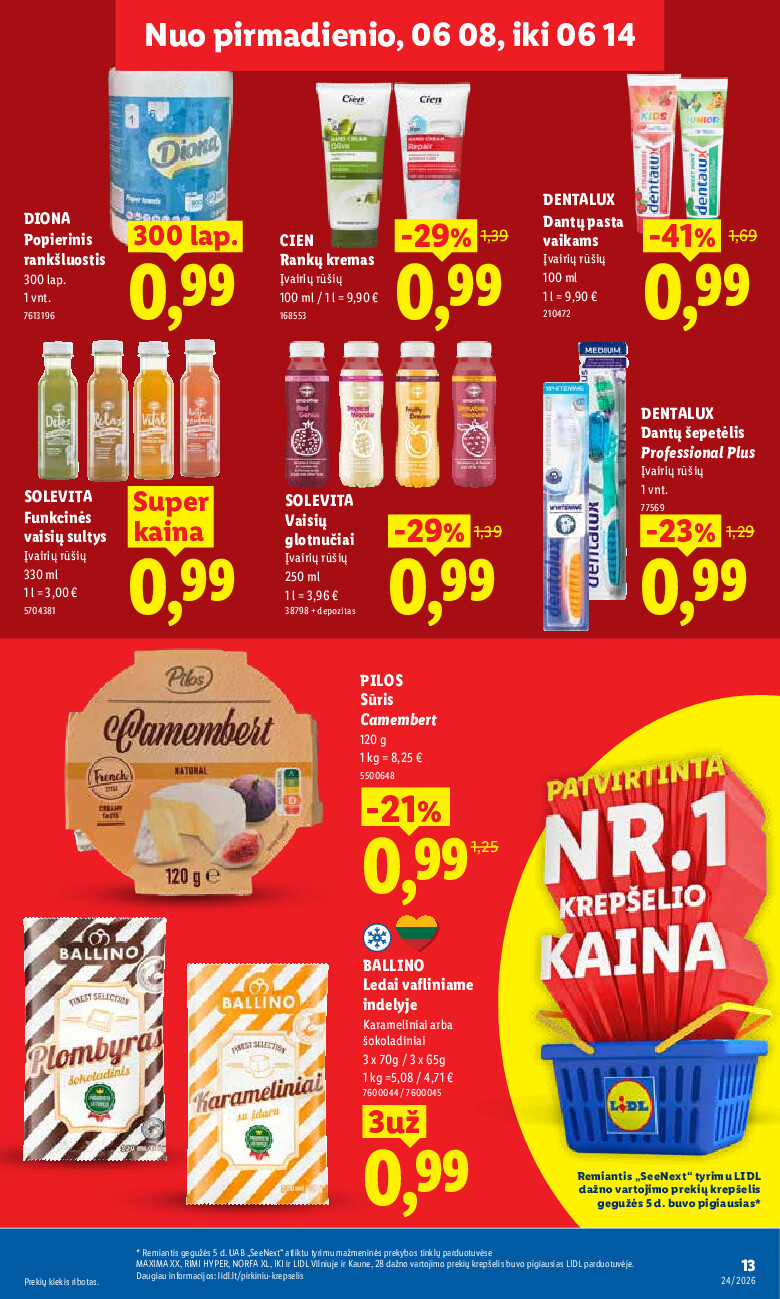 lidl - MAISTO PREKIŲ PASIŪLYMAI (2026-06-08 - 2026-06-14) - page: 17