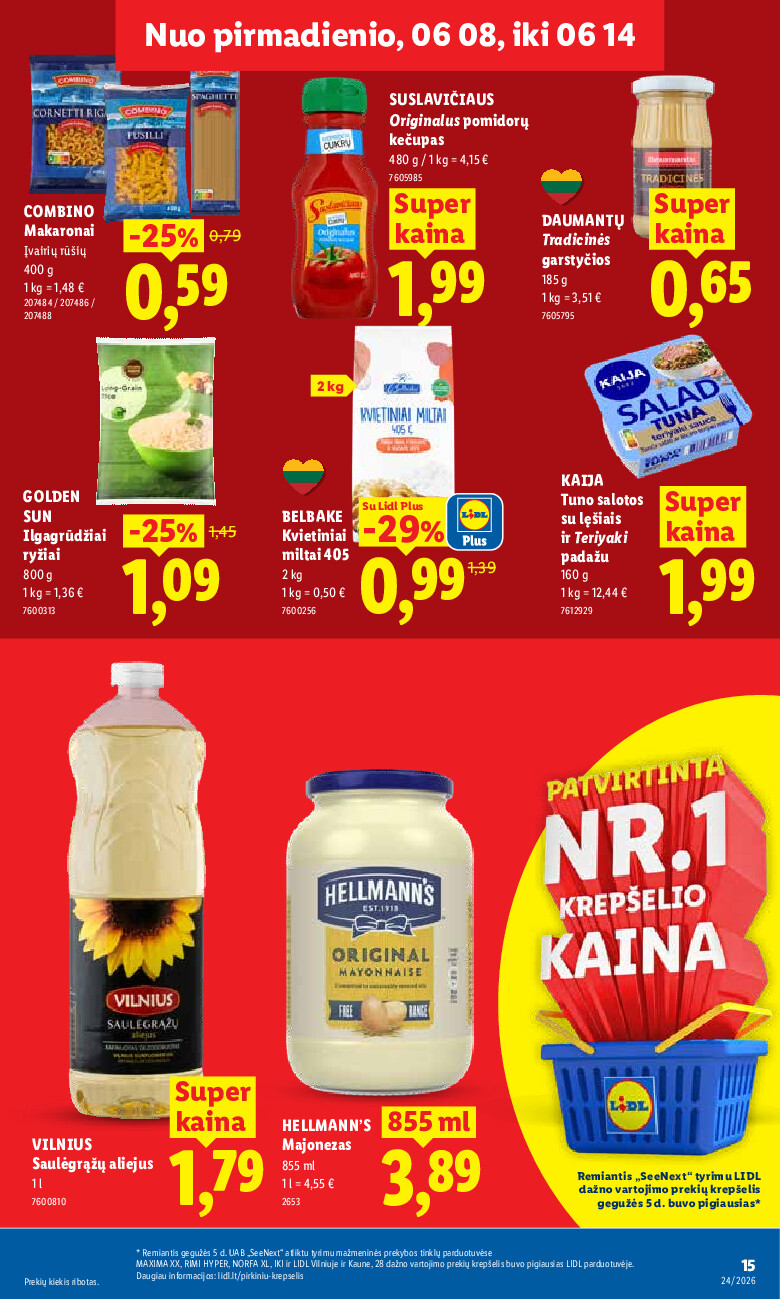 lidl - MAISTO PREKIŲ PASIŪLYMAI (2026-06-08 - 2026-06-14) - page: 19